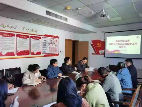 中國電信海安分公司 筑牢數字底座，扎實開展電信基礎設施管護工作